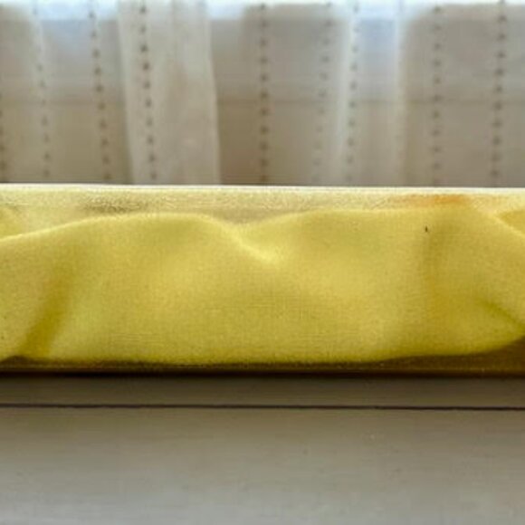 Nini Ong Vintage Lucite Handbag Encased Flowers Clear Acrylic Purse - Picture 6 of 7